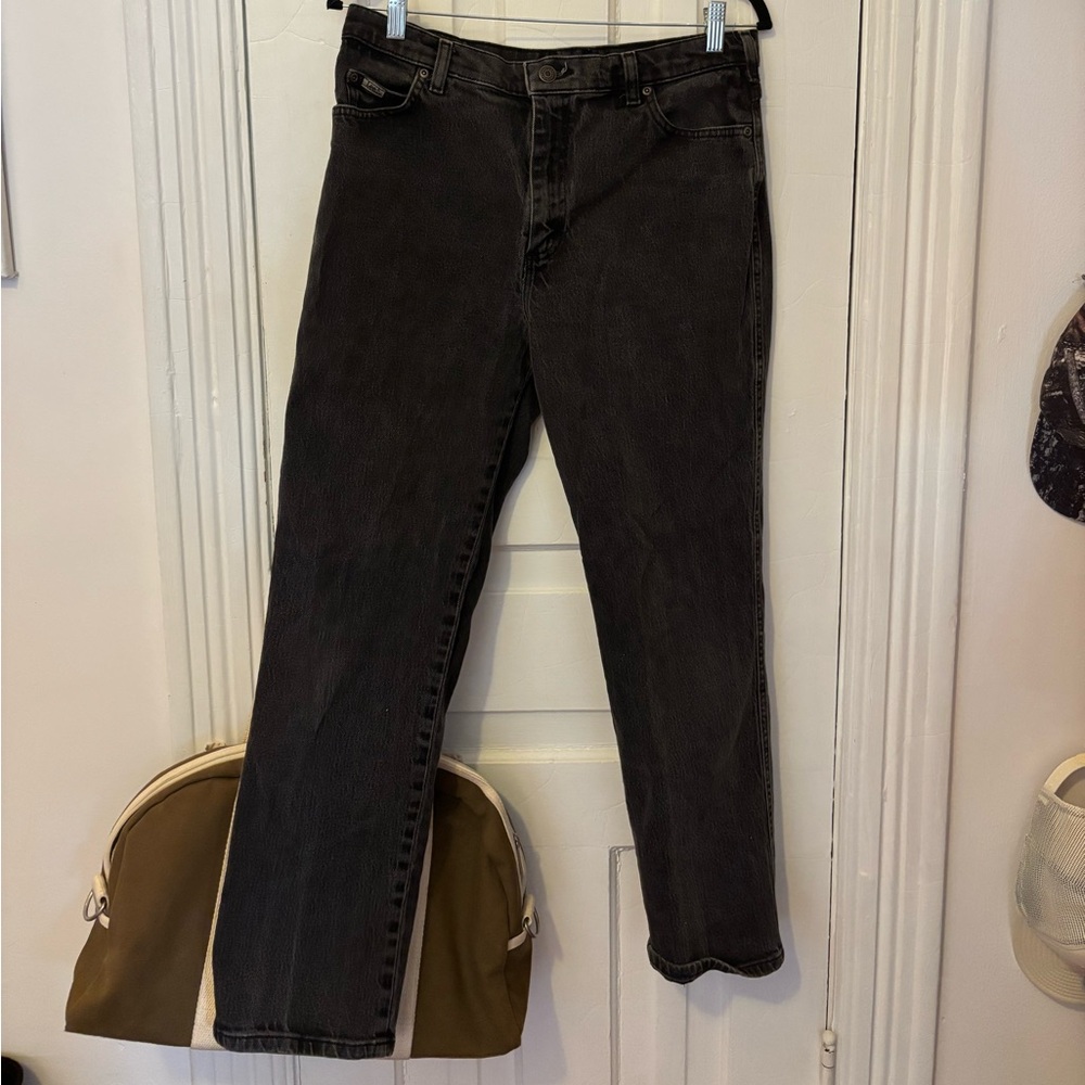 vintage black lee jeans